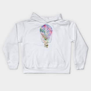 Hot air balloon Kids Hoodie